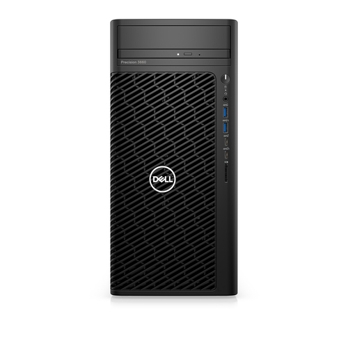 DELL Precision 3660 Intel® Core™ i7 i7-12700 16 GB DDR5-SDRAM 512 GB Твердотельный накопитель (SSD) NVIDIA Quadro T1000 Windows 10 Pro Tower Pаб. станция Черный