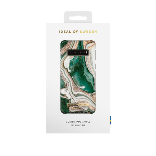 iDeal of Sweden Printed Case Galaxy S10 Golden Jade Marble