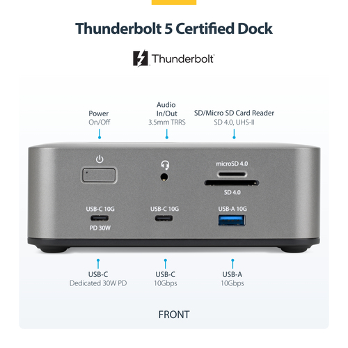 StarTech.com Thunderbolt 5 Universal Docking Station, Multi-Display Hub, 8K – image 5