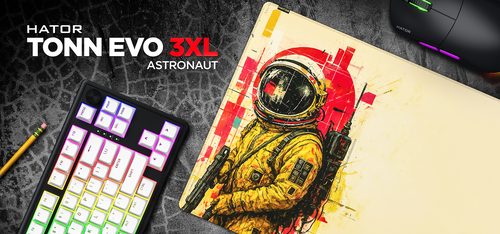 HATOR Tonn EVO 3XL Astronaut Game-muismat Meerkleurig, afbeelding 10