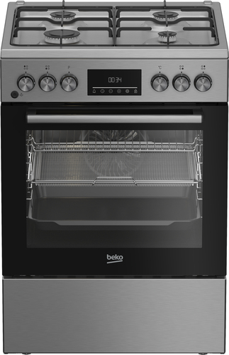 Beko FBMA62330TXDSN Freestanding cooker Electric Gas Stainless steel