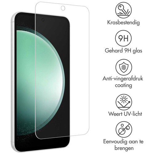Accezz Gehard Glas Screenprotector Samsung Galaxy S24 FE / A36 / A56, afbeelding 2