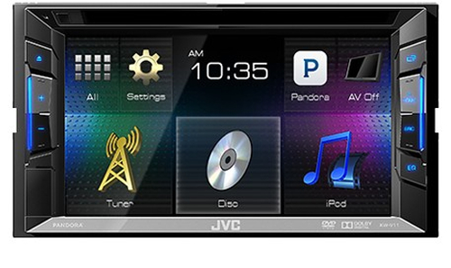 JVC KW-V11 car media receiver Black