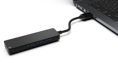 IOPLEE HAG-HC34E interface hub USB 3.2 Gen 1 (3.1 Gen 1) Type-A 5000 Mbit/s Black – image 3