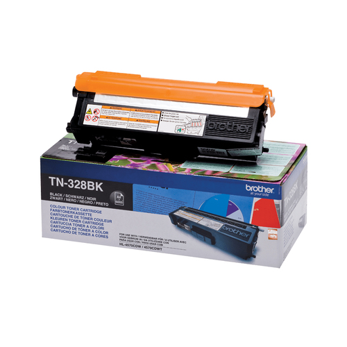 Original Brother TN328BK Black Toner Cartridge - image 1