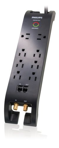 Philips SPP5085D/17 liigpinge kaitsevahend 8 vahelduvvoolu kontakt