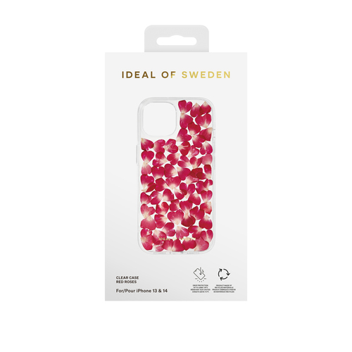 iDeal of Sweden Clear Case iPhone 13/14 Red Roses – image 2