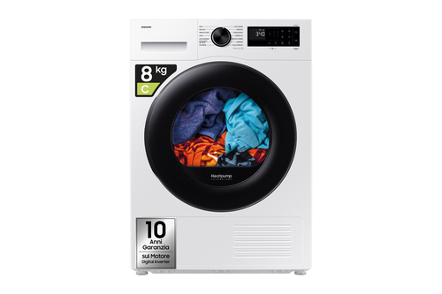 Samsung Asciugatrice Crystal EcoDry 8 kg Cl. C