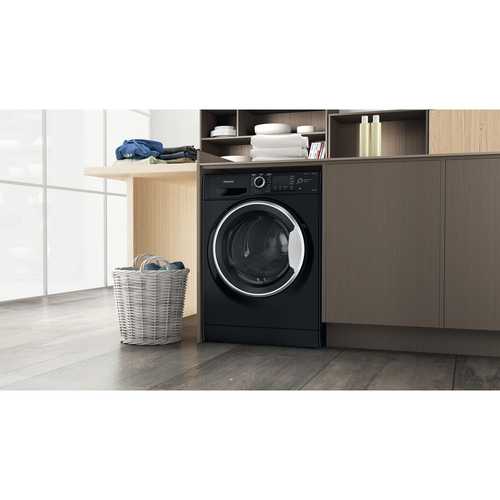 Hotpoint NDB9635BSUK 9Kg/6Kg Washer Dryer with 1400 rpm - Black - D Rated [Wash&Dry], B Rated [Wash Only], Black - image 5