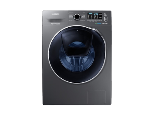 Samsung WD90K5B10OX стирально-сушильная машина Отдельно стоящий Фронтальная загрузка Нержавеющая сталь