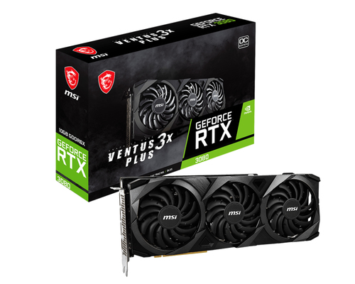 MSI VENTUS GeForce RTX 3080 3X PLUS 10G OCV1 LHR NVIDIA 10 GB GDDR6X