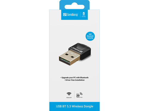 Sandberg USB Bluetooth 5.0 Dongle,, afbeelding 4