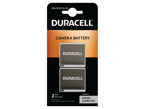 Duracell DRGOPROH4-X2, GoPro, 1160 mAh, 3,8 V, Lithium-Ion (Li-Ion)