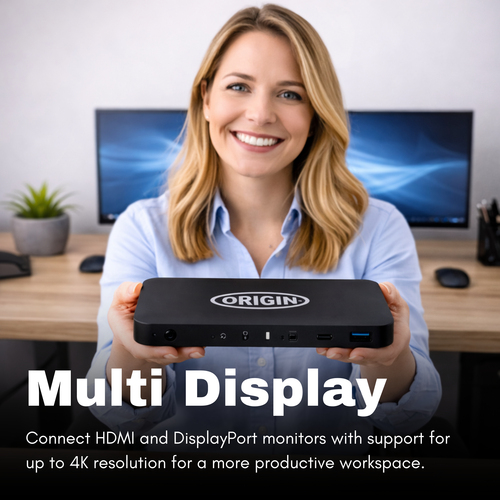 Origin Storage Docking Station USB-C with EU Cable – image 3