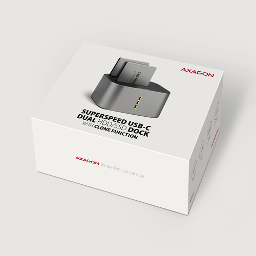 AXAGON Superpeed USB-C Dual HDDSSD Dockingstation mit Klonfunktion – Foto 11 von 11