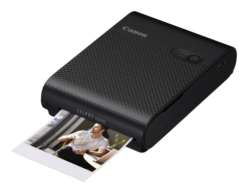 Canon SELPHY SQUARE QX10 Portable Colour Photo Wireless Printer, Black – image 3