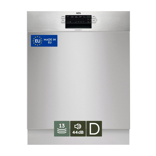 AEG FUS5360CZM Onderbouw vaatwasser Grijs