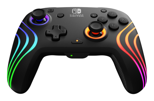PDP Nintendo Switch Black Afterglow Wave Wireless Controller With Motion gamepad, afbeelding 4