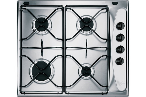 Whirlpool AKM 260 IX plaque Blanc Intégré (placement) Gaz 4 zone(s)