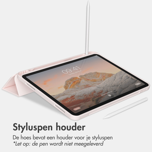 Accezz Smart Silicone Bookcase iPad Air 11 inch (2024) M2 / Air 5 (2022) / Air 4 (2020) - Roze, afbeelding 6
