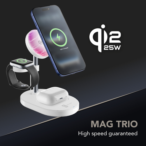 Cellularline MAG TRIO 3IN1 WIRELESS CHARGING STATION – image 2