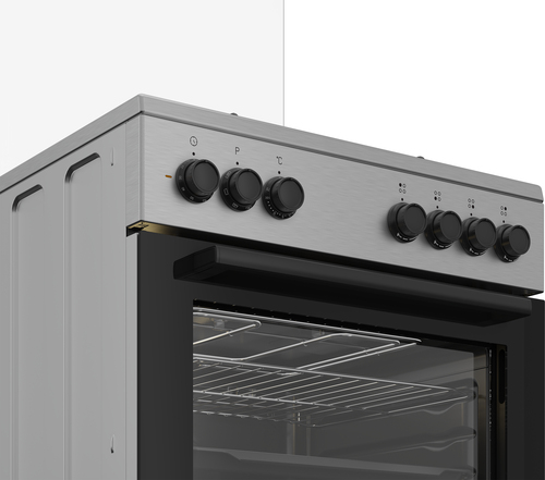 Beko FBE62120XD Freestanding cooker Electric Gas Stainless steel – image 3