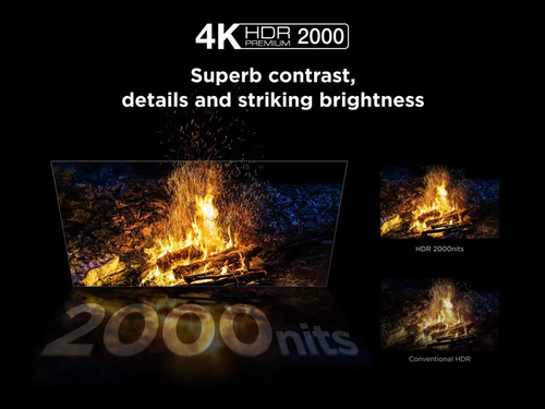 Tcl 50C7K 2025 50" Premium 4K QD-Mini LED Uhd Smart TV - Black - image 8