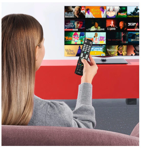 Hama Universal Remote Control voor Samsung TVs IR Teachable Illuminating Buttons Afstandsbediening Zwart, afbeelding 5
