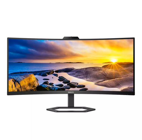 Philips 5000 series 34E1C5600HE/75 монитор для ПК 86,4 cm (34") 3440 x 1440 пикселей Wide Quad HD ЖК Черный