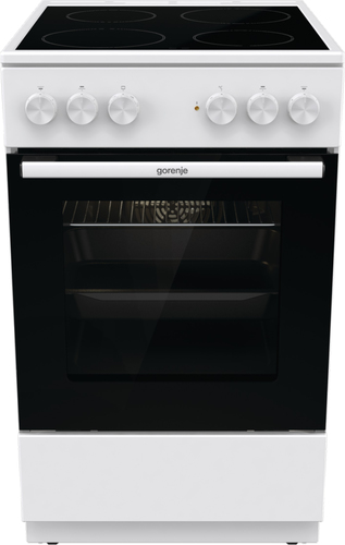 Gorenje GEC5A41WG Freestanding cooker Electric Ceramic hob White