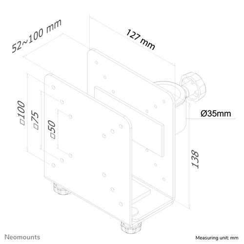 Neomounts THINCLIENT-10 - Bevestigingscomponent (houder), afbeelding 7