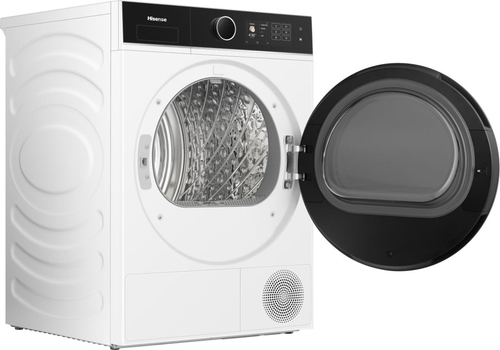 Hisense 5i Series DH5I104BWAB Wifi Connected 10Kg Heat Pump Tumble Dryer - White - A+++ Rated, White - image 2