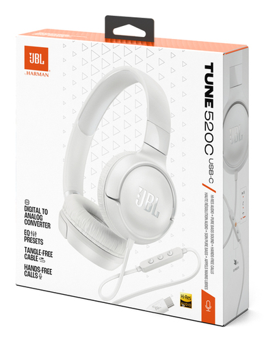 JBL Tune 520C USB-C Wit, afbeelding 10