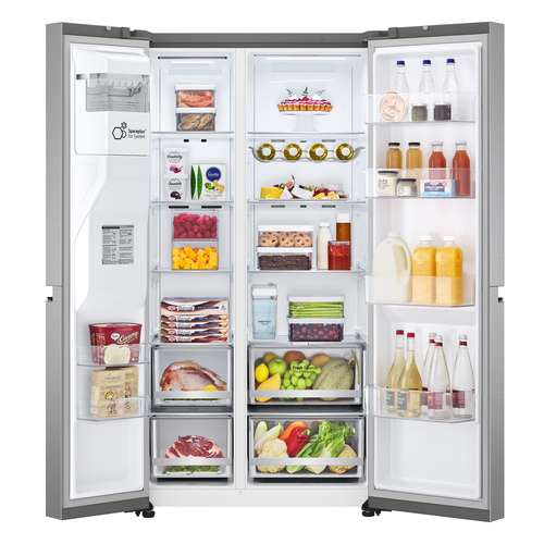 LG GSLA81PZLD side-by-side refrigerator Freestanding – image 2