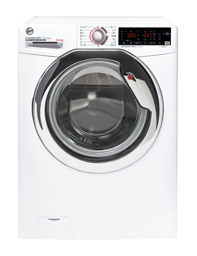 Hoover H-WASH 300 PLUS H3DS4464TAMCE-S стирально-сушильная машина Отдельно стоящий Фронтальная загрузка Белый