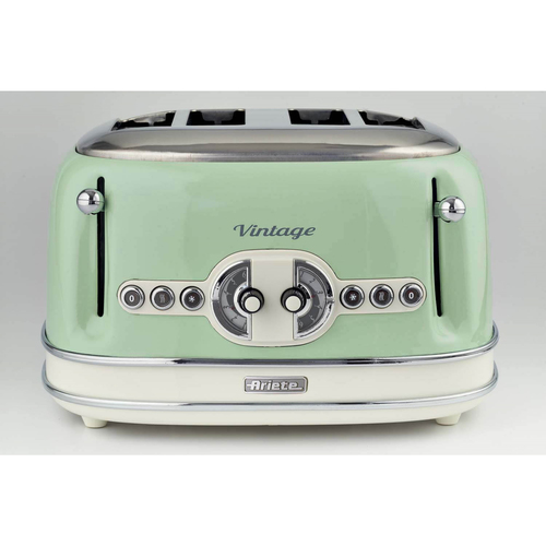 Ariete 4 Slice Toaster, Defrost & Reheat in Green Green - image 5
