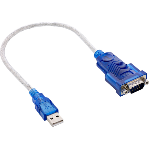 Product image: InLine USB to Serial Adapter Cable USB Type A male / DB9 male approx 0.2m