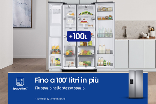Samsung RS68A884CSL side-by-side refrigerator Freestanding – image 5