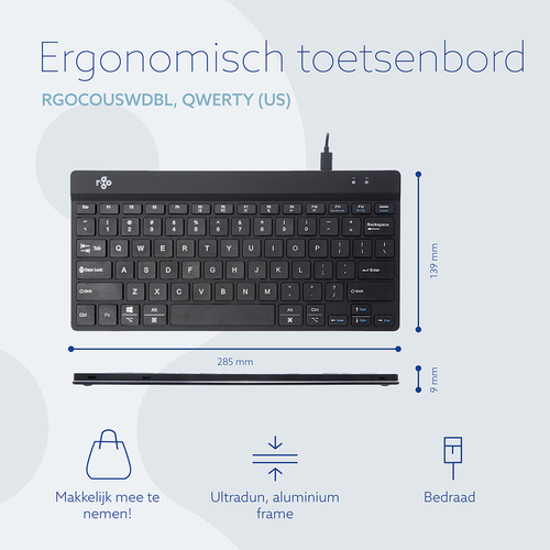 R-Go Tools Compact Break ergonomisch toetsenbord, afbeelding 7