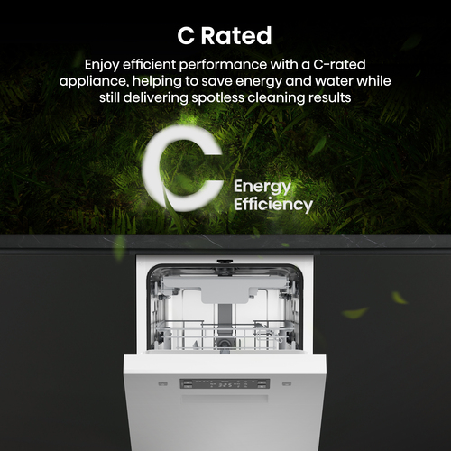 Hisense HS523C15WUK Slimline Freestanding Dishwasher - White – image 4