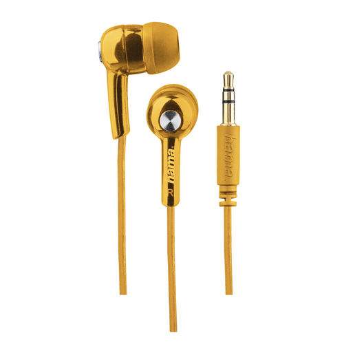 Hama 00054634 headphones/headset Wired In-ear Yellow