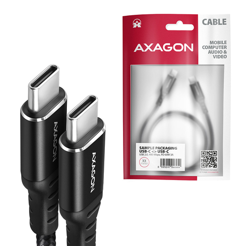 AXAGON BUCM-CM15AB - USB-C-Kabel - 24-polig USB-C auf 24-polig USB-C – Foto 8 von 9