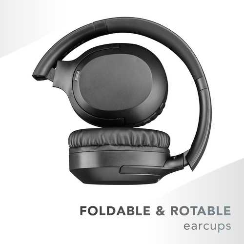 Music Sound BLUETOOTH HEADPHONES MS NIMBUS BLACK – image 3