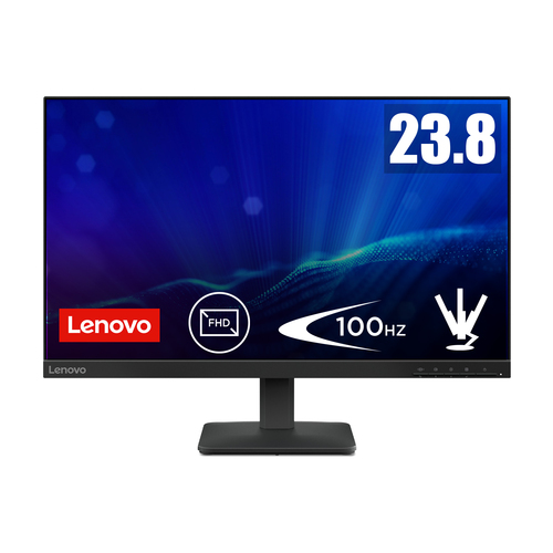 Lenovo L24-4e 23.8" Full HD 100Hz Monitor - Black - image 1