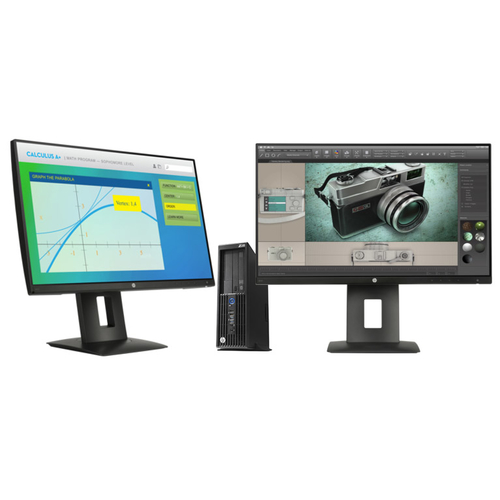 HP 230 SFF + AMD FirePro W2100 + 2x Z23n