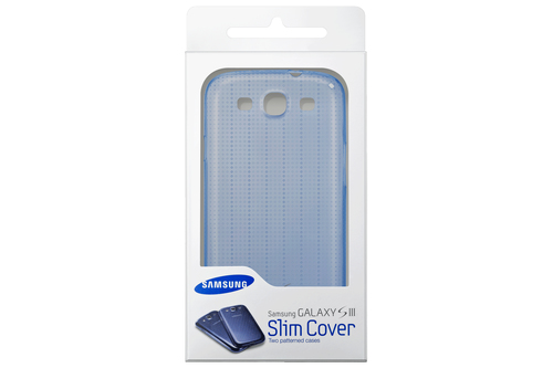 Samsung EFC-1G6SWECSTD чехол для мобильного телефона 12,2 cm (4.8") Крышка Синий, Полупрозрачный