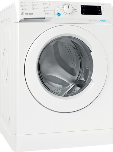 Indesit BWE 71283X W IT N стиральная машина Фронтальная загрузка 7 kg 1200 RPM Белый
