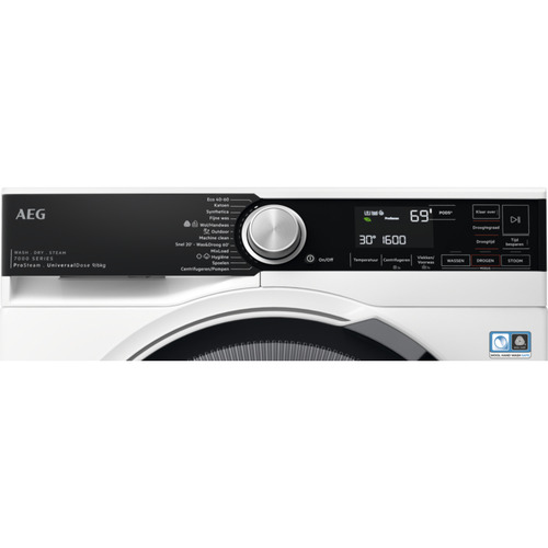 AEG LWR7796UD6 Was-droogcombinatie Wit, afbeelding 5