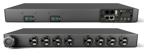 Vertiv Geist MN03E1R1-08D203-3TL5A0H10-S power distribution unit (PDU) 8 AC outlet(s) 0U Black