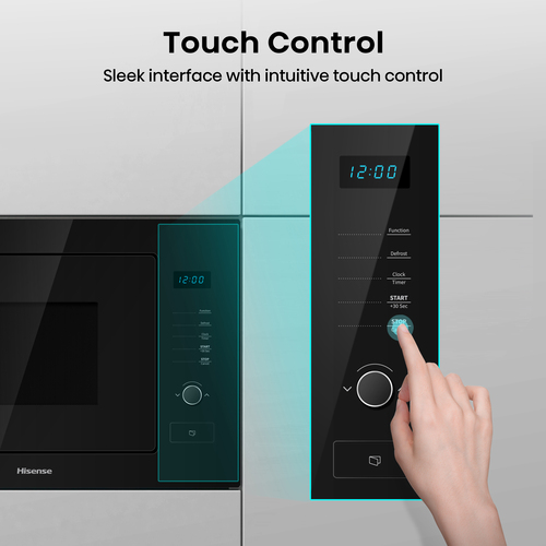 Hisense HB25MOBX7GUK microwave Black Grill microwave Built-in – image 4